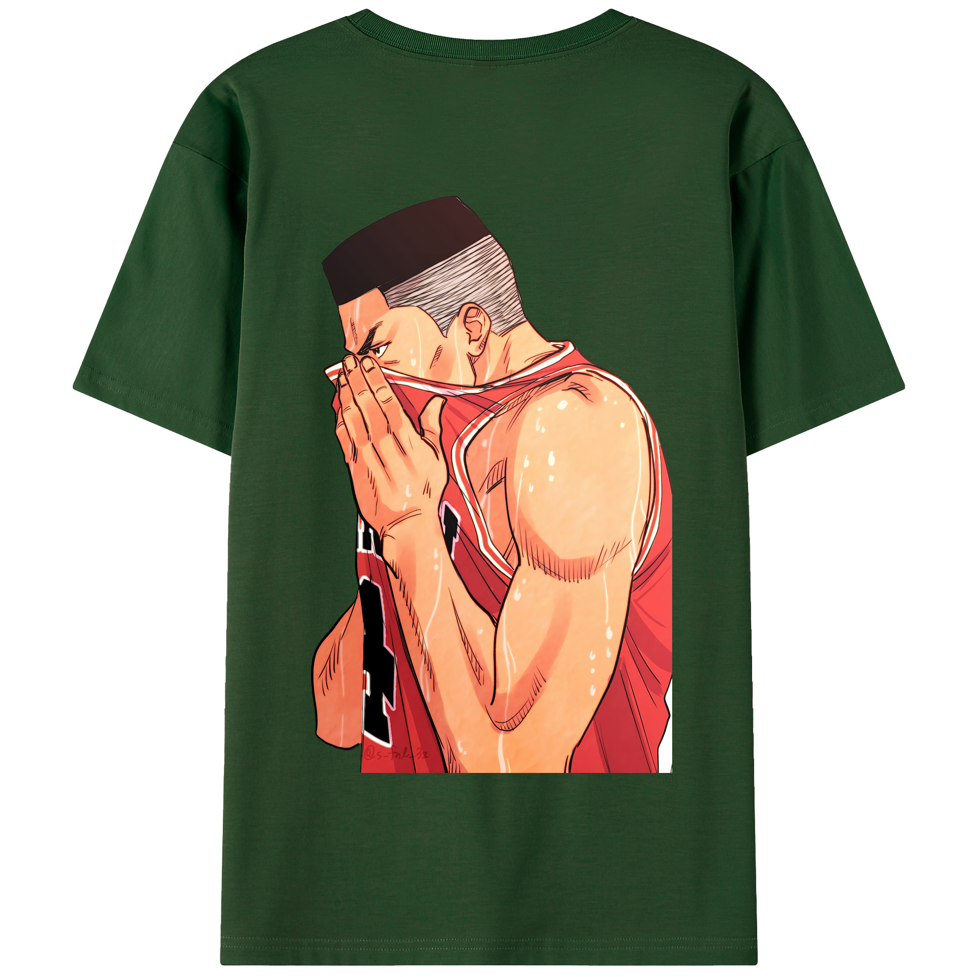 SLAM DUNK／スラムダンク 綿100％半袖Tシャツ（背面プリント）